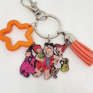 Handmade Flintstones Keychain